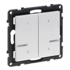 LEGRAND - Seano with Netatmo Szenentaster 4-fach, Farbe: Ultraweiß