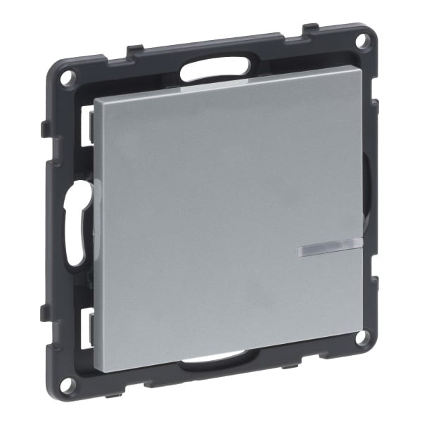 LEGRAND - Seano with Netatmo Wandsender 1-Fach Farbe: Aluminium