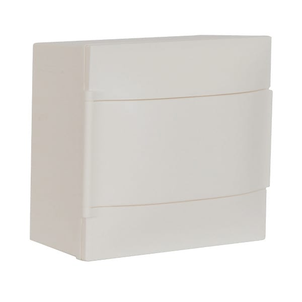 LEGRAND - Practibox S Aufputzverteiler, mit Kunstofftür, weiss, 1x 8 Module