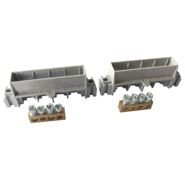 LEGRAND - Klemmenleiste N+PE 4 + 4 x 16 mm² für Plexo S-Reihe