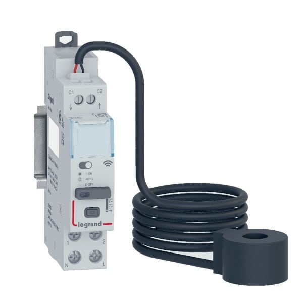 LEGRAND - CX³ Smartes Relais, 1-polig, inkl.Stromwandler,100-240VAC, 1TE, CX³ with Netatmo