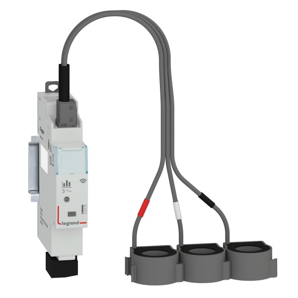 LEGRAND - EMDX³ Smarter Energiezähler, 3-ph. inkl.Stromwandler,110-500VAC,1TE,with Netatmo