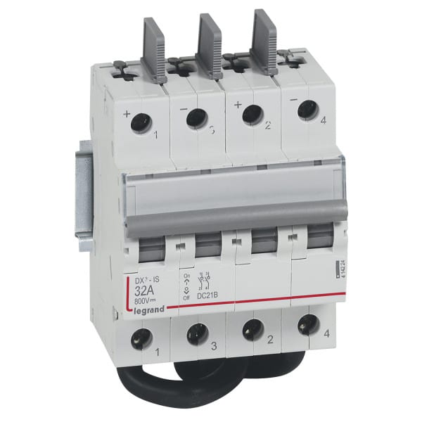 LEGRAND - DX3 Lasttrennschalter 2P 32A 800V DC 4 Module