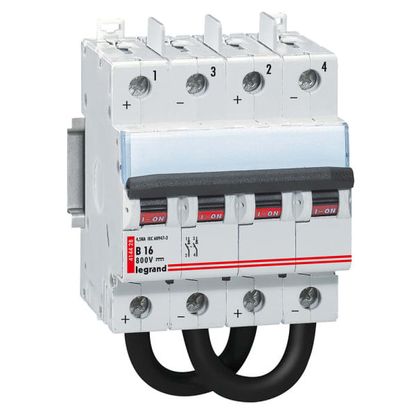LEGRAND - DX3 Leitungsschutzschalter 800V DC 16A 2-polig 4 Module