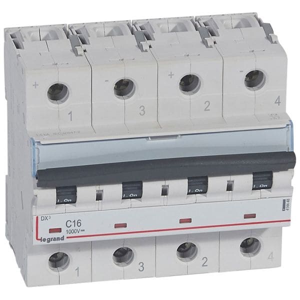LEGRAND - DX3 Leitungsschutzschalter 1000V DC 16A 2-polig 6 Module