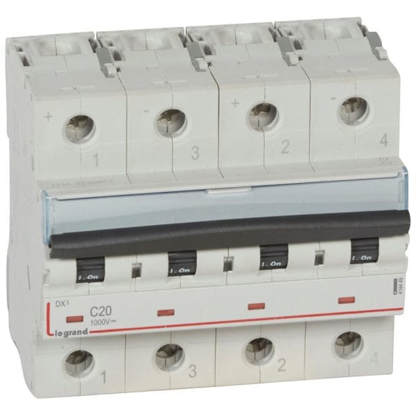 LEGRAND - DX3 Leitungsschutzschalter 1000V DC 20A 2-polig 6 Module