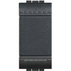 LEGRAND - Living Light Taster mit Schraubklemmen, 1-modulig, Farbe: Anthrazit