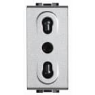 LEGRAND - Living Light Steckdose in italienischer Norm, 1-modulig, Farbe: Tech