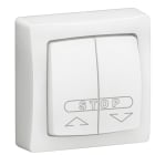 LEGRAND - OTEO Jalousietaster, Komplettgerät für Aufputzmontage, Farbe: Weiß