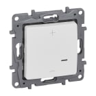 LEGRAND - NILOE 2-Leiter Universal-Tastdimmer ohne Spreizkrallen, 125W LED, Ultraweiß