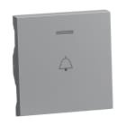 LEGRAND - SEANO Wippe beleuchtet mit Symbol Klingel, Farbausführung Aluminium lackiert