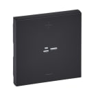 LEGRAND - NILOE STEP Abdeckung für 3-Leiter-Dimmer (mit N-Leiter), Farbe: Schwarz