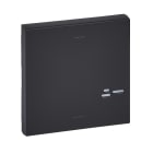 LEGRAND - NILOE STEP Abdeckung für 2-Leiter-Dimmer (ohne N-Leiter), Farbe: Schwarz