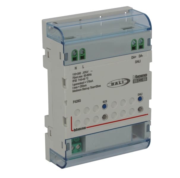 LEGRAND - MyHome Reiheneinbau-Gateway DALI-2 für 64 Vorschaltgeräte, 6 TE DIN