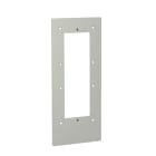 BTICINO - Abdeckrahmen LINEA 5000 für UP-Kasten LINEA 300 mit Display, Farbe: Aluminium