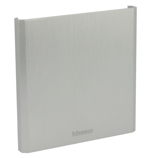 BTICINO - Blindmodul für Türstation LINEA 5000, Abm. (HxB): 138 x 139 mm, Farbe: Aluminium