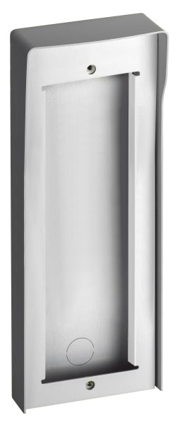 BTICINO - Aufputzgehäuse LINEA 5000 mit Regendach, 3-modulig in der Farbe Aluminium