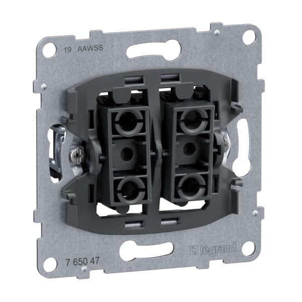 LEGRAND - SEANO Einsatz Rollladen-/Jalousieschalter mechanischer Verriegelung, 2 Tasten