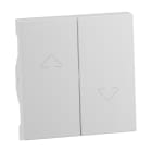 LEGRAND - SEANO Wippe Jalousieschalter/-taster, 2-Tasten-System, Farbe: Ultraweiß