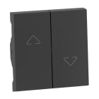 LEGRAND - SEANO Wippe Jalousieschalter/-taster, 2-Tasten-System, Farbe: Anthrazit lackiert