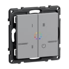 LEGRAND - Seano with Netatmo Wandsender zum Steuern der Lichtfarben, Farbe: Aluminium