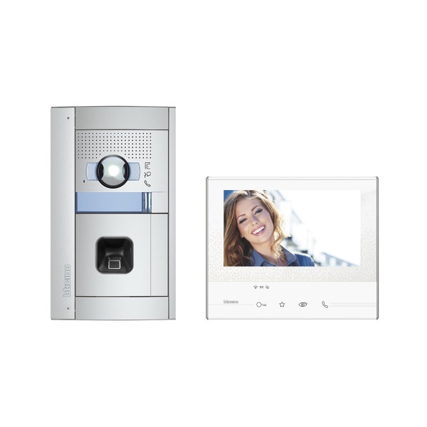 BTICINO - Flex'ONE Video-Set mit Türstation SFERA inkl. ekey-Fingerprint + CLASSE 300 X13E