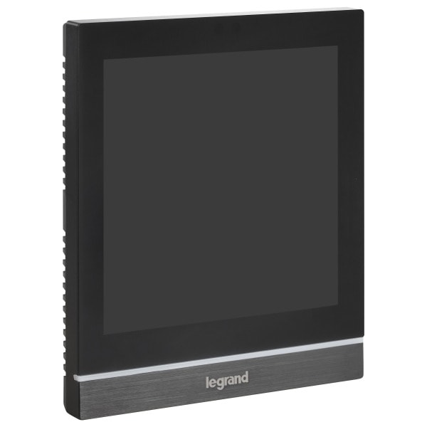 LEGRAND - KNX Touchscreen 4 Zoll integr. Temperatursensor u. Steuerung v. Licht, Schwarz