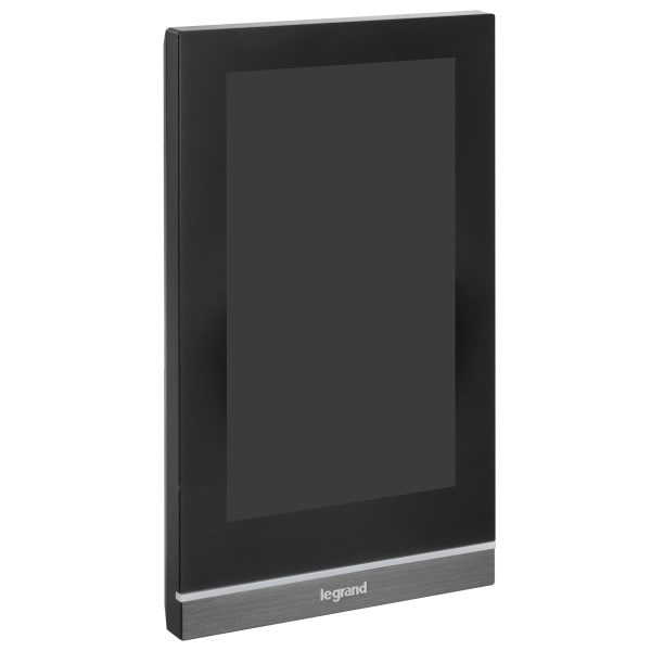 LEGRAND - KNX Touchscreen 5 Zoll integr. Temperatursensor u. Steuerung v. Licht, Schwarz