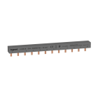 LEGRAND - Stiftkammschiene, 2-polig mit 4p Einspeis., 12TE, 10 mm², für 2p LS-Schalter L+N