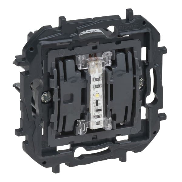 LEGRAND - Niloe Step V4, Ausschalter,beleuchtet,  2-polig, Schalter 10 AX - 250 V~, (SK)