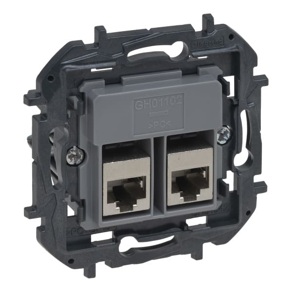 LEGRAND - Niloe Step V4 Einsatz Datendose 2Xrj45 Kat6 Stp