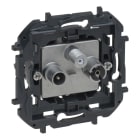 LEGRAND - Niloe Step V4 Einsatz Tv-R-Sat-Durchgangsdose