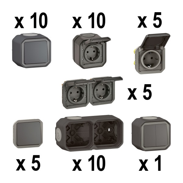 LEGRAND - PLEXO NEW AKTIONS-SET 2 ANTH