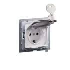 LEGRAND - SEANO Schutzko-Steckdose, SL, erh. Ber.-schutz, Klappd. ungl. Schliess IP44, UW