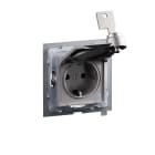 LEGRAND - SEANO Schutzko-Steckdose, SL, erh. Ber.-schutz, Klappd. gl. Schliess IP44, AL