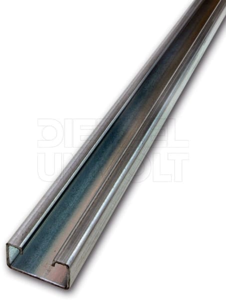 DIETZEL - Ankerschiene, ungelocht, Schlitzweite 12 mm, 28x12x6000 mm, Edelstahl (V4A)