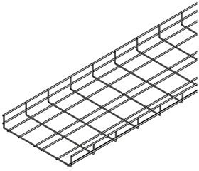 DIETZEL - Gitterbahn, U-förmig, 600x103x3000 mm, tauchfeuerverzinkt
