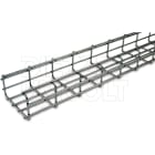 DIETZEL - Gitterbahn, C-förmig, schwer, 60x60x3000 mm, sendzimir-feuerverzinkt