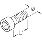 DIETZEL - Innensechskantschraube, Ø 6 mm, 20 mm, galvanisch verzinkt