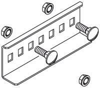 DIETZEL - Leiterverbinder, 150x60 mm, inkl. 2x KLS 8x16, sendzimir-feuerverzinkt