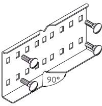 DIETZEL - Leiterverbinder, horizontal, 220x100 mm, inkl. 4x KLS 8x16E, tauchfeuerverzinkt