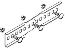 DIETZEL - Leiterverbinder,vertikal,270x50.5mm,inkl. 3x KLS 8x16,sendzimir-feuerverzinkt