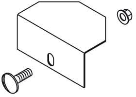 DIETZEL - Rinnenanbaueckendeckel,80x50mm,1xFRSV 6x12/1xUVSm6/1xSEMS 6,sendzimir-feuerverz.