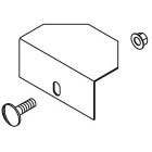 DIETZEL - Rinnenanbaueckendeckel,80x50mm,1xFRSV 6x12/1xUVSm6/1xSEMS 6,sendzimir-feuerverz.