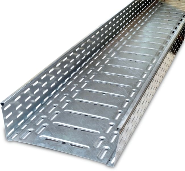 DIETZEL - Kabelrinne schwer, gelocht, 600x60x3000 mm, sendzimir-feuerverzinkt