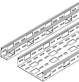 DIETZEL - Installationskabelrinne, 100x60x3000 mm, tauchfeuerverzinkt