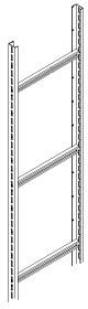 DIETZEL - Steigetrasse, mittelschwer, 400x3000 mm, sendzimir-feuerverzinkt