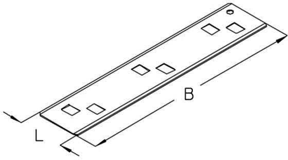 DIETZEL - Verbindungsblech, 155x70 mm, sendzimir-feuerverzinkt