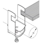 DIETZEL - Kabelschelle, für Ø 44-48 mm, Flachprofil bis 12 mm, 85 mm, Edelstahl (V2A)