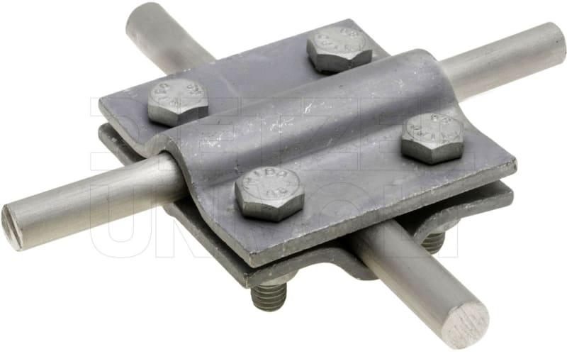 DIETZEL - Kreuzklemme, M6x20 mm, Klemmbereich rund/rund 8-10/8-10 mm, feuerverzinkt